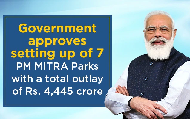 PM Narendra Modi Announces Setting Up Of Mega Textile Parks In 7 States