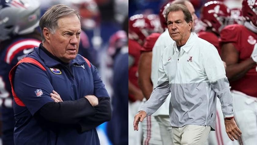 The many connections of Bill Belichick and Nick Saban, departing titans of football