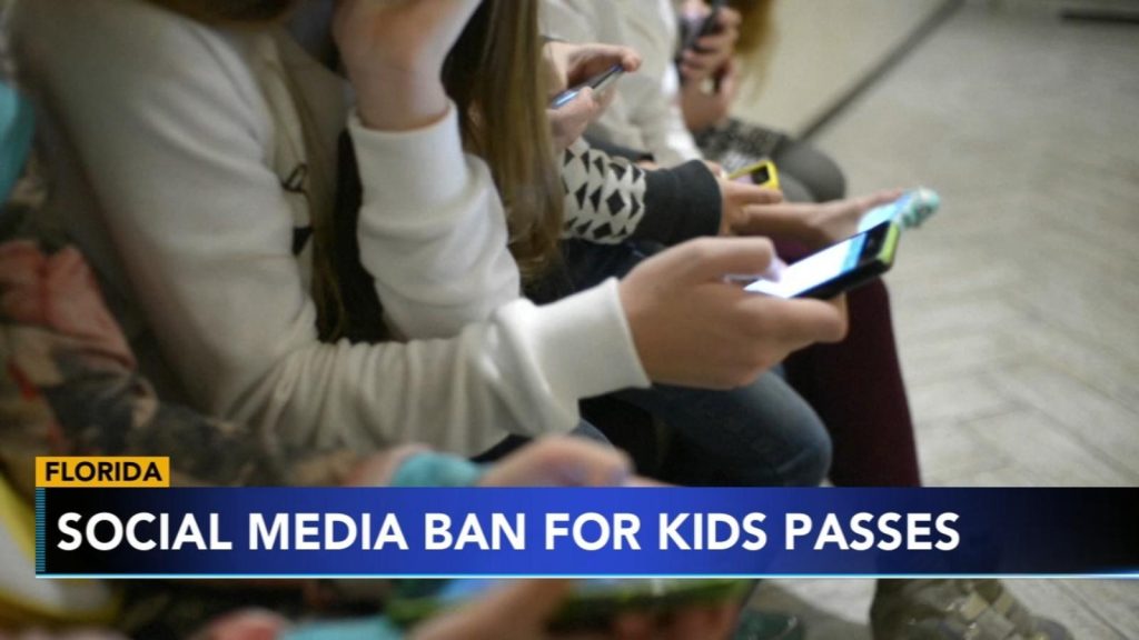 Florida House passes legislation that would prohibit kids under 16 from having certain social media accounts
