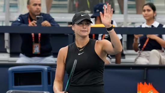 Aryna Sabalenka wins at Miami Open in first match