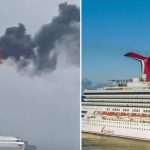 Fire extinguished on Carnival Freedom cruise ship after witnesses reported possible lightning strike