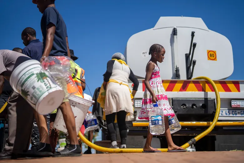 Taps running dry have become part of daily life in South Africa’s biggest city