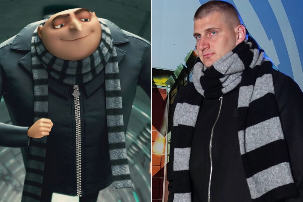 Nikola Jokić arrives dressed as ‘Despicable Me’ character and inspires Denver Nuggets to playoff win over Los Angeles Lakers