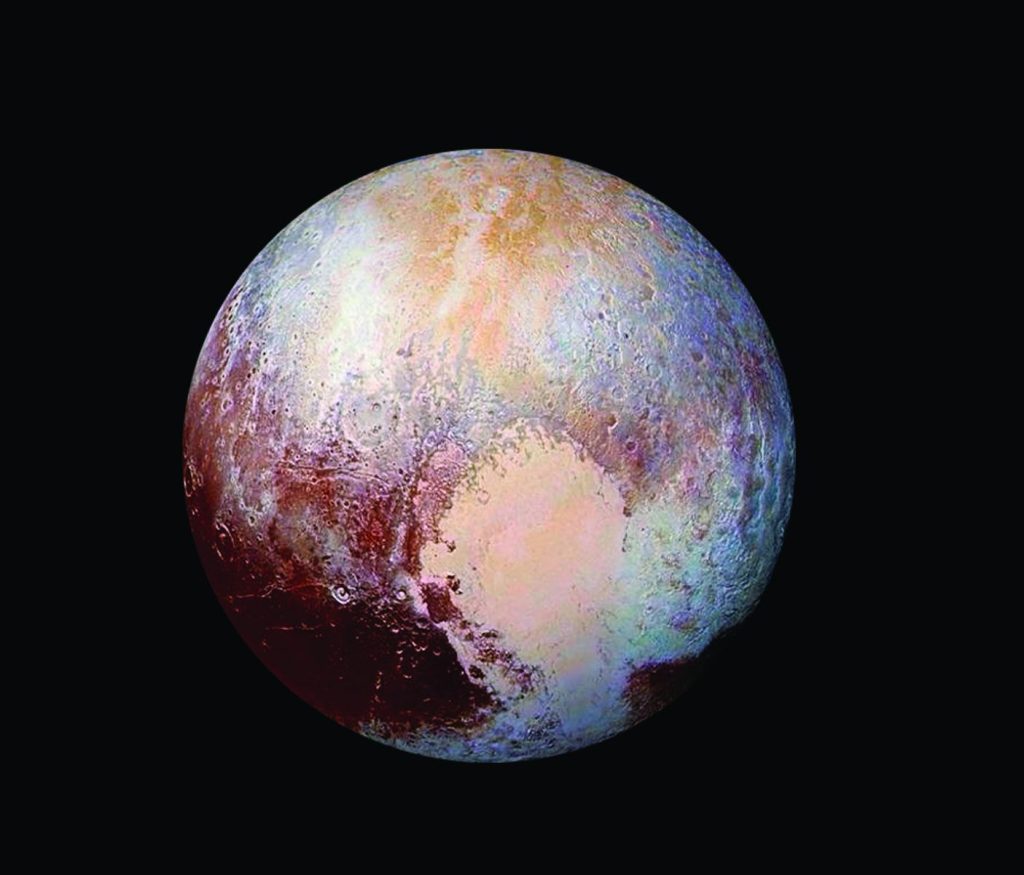 Pluto gained a ‘heart’ after colliding with a planetary body