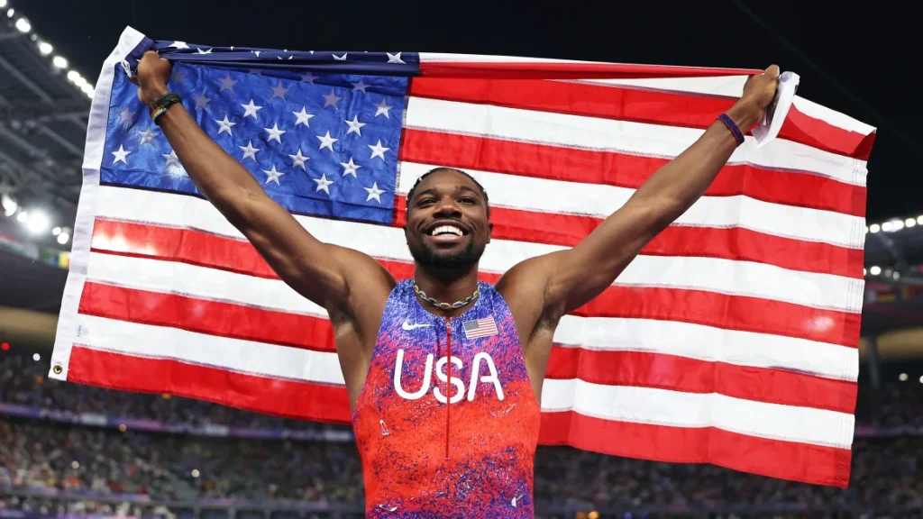 American sprinter Noah Lyles