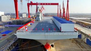 China launches new amphibious assault ship in a race to rival US military