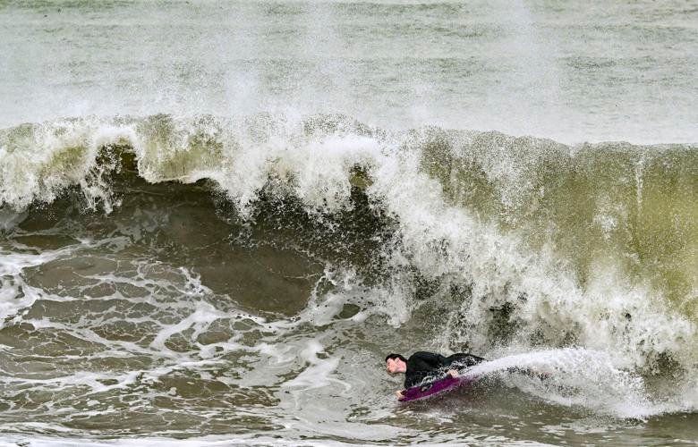 Major storm pounds California’s central coast, blamed for man’s death and partially collapsing pier