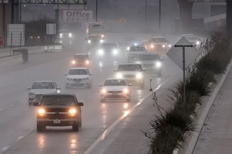 Severe storms across US threaten to disrupt one of the busiest travel weekends of the year