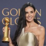 Demi Moore wins her first award for acting ‘I’m just in shock right now’