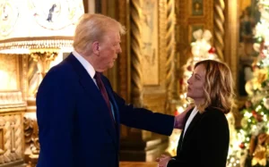 Trump hails Italy’s PM as a ‘fantastic woman’ as she visits him in Florida