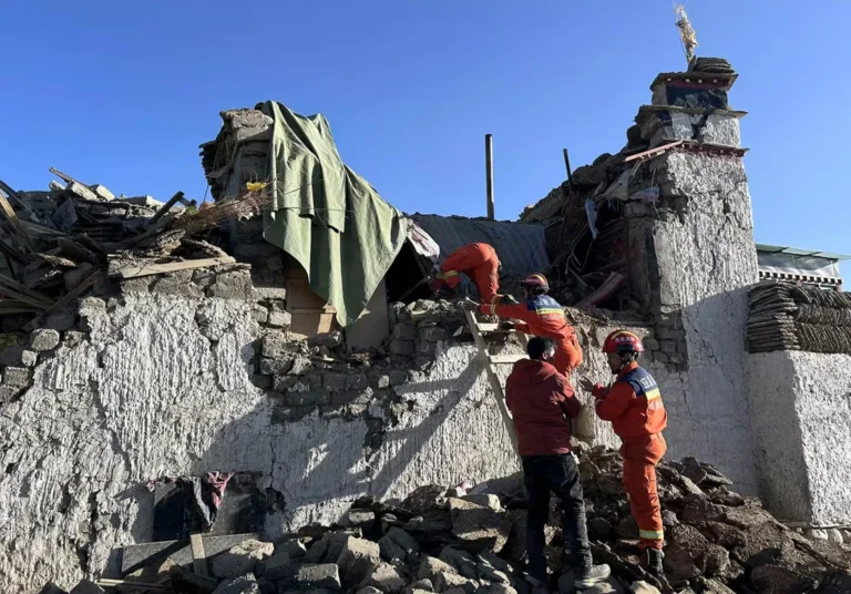 Powerful earthquake rocks remote region of Tibet and parts of Nepal, killing at least 95