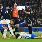 ‘Nobody has seen it before’ Arsenal held to 1-1 draw at Brighton after conceding controversial penalty