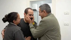 ‘It’s over, Dad’: Jubilant reunions as latest round of Israeli hostage releases passes smoothly