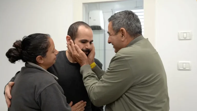 ‘It’s over, Dad’: Jubilant reunions as latest round of Israeli hostage releases passes smoothly