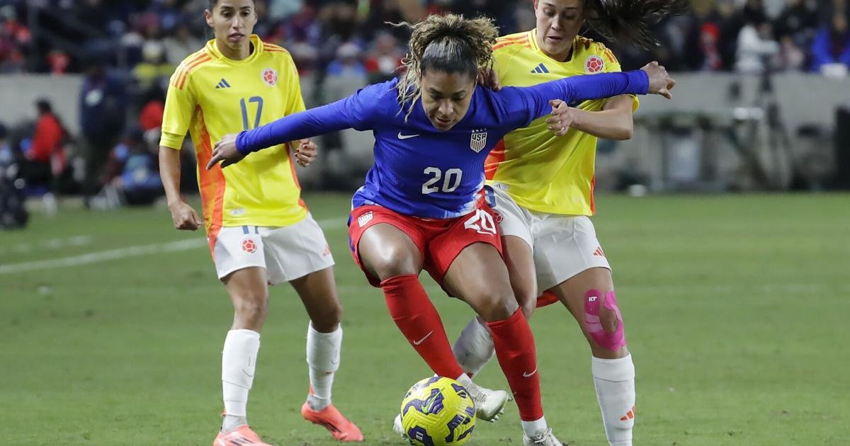 Ally Sentnor scores stunning goal as USWNT beats Colombia 2-0 in SheBelieves Cup opener