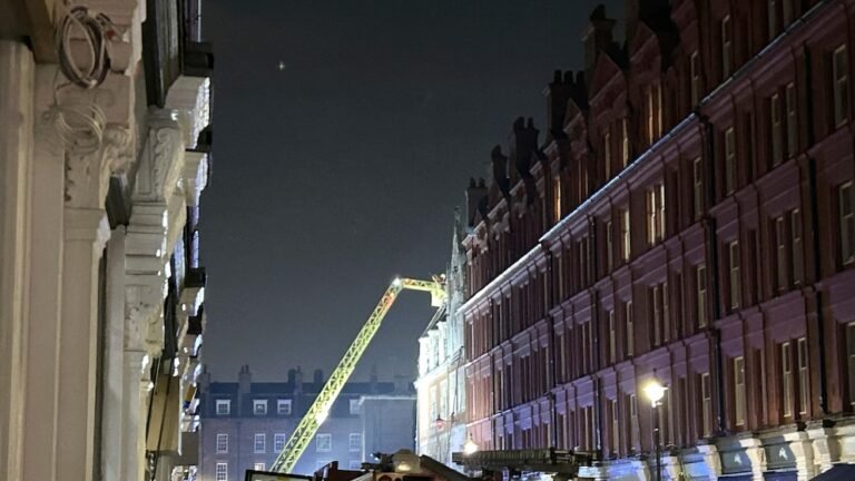 Fire tears through London luxury hotel on Valentine’s Day