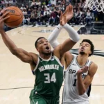 Giannis Antetokounmpo left furious after scuffle with Chris Paul during Milwaukee Bucks’ defeat against San Antonio Spurs