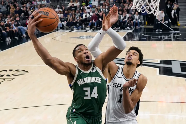 Giannis Antetokounmpo left furious after scuffle with Chris Paul during Milwaukee Bucks’ defeat against San Antonio Spurs