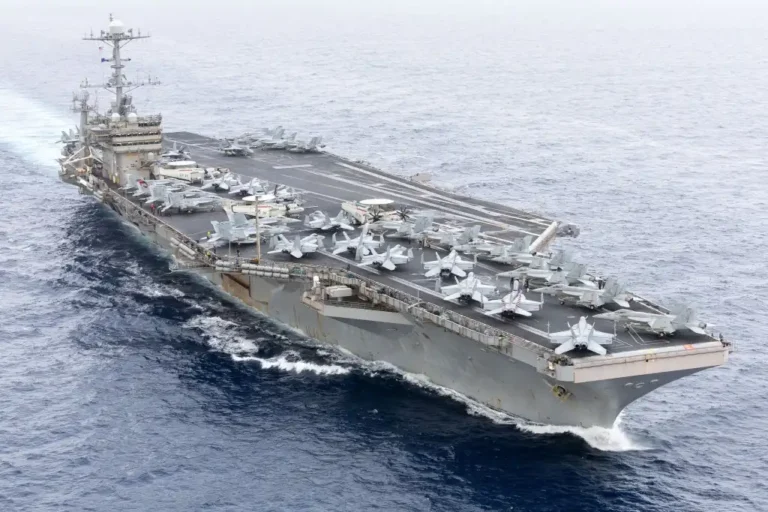 New photos show damage to US aircraft carrier after collision