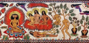 The artist giving centuries-old scroll painting a feminist twist